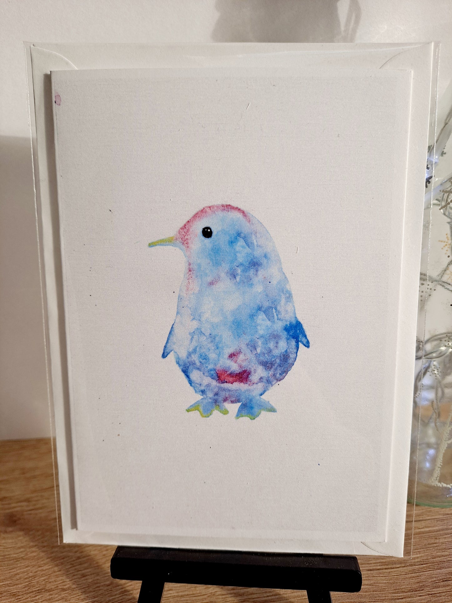 Penguin 1 - Greetings Card by Hannah Hildebrand