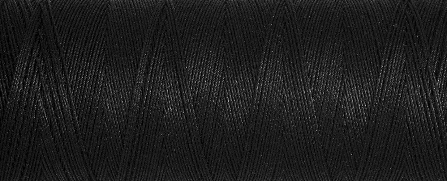 Gutermann Natural Cotton Thread 5201 Black 100m