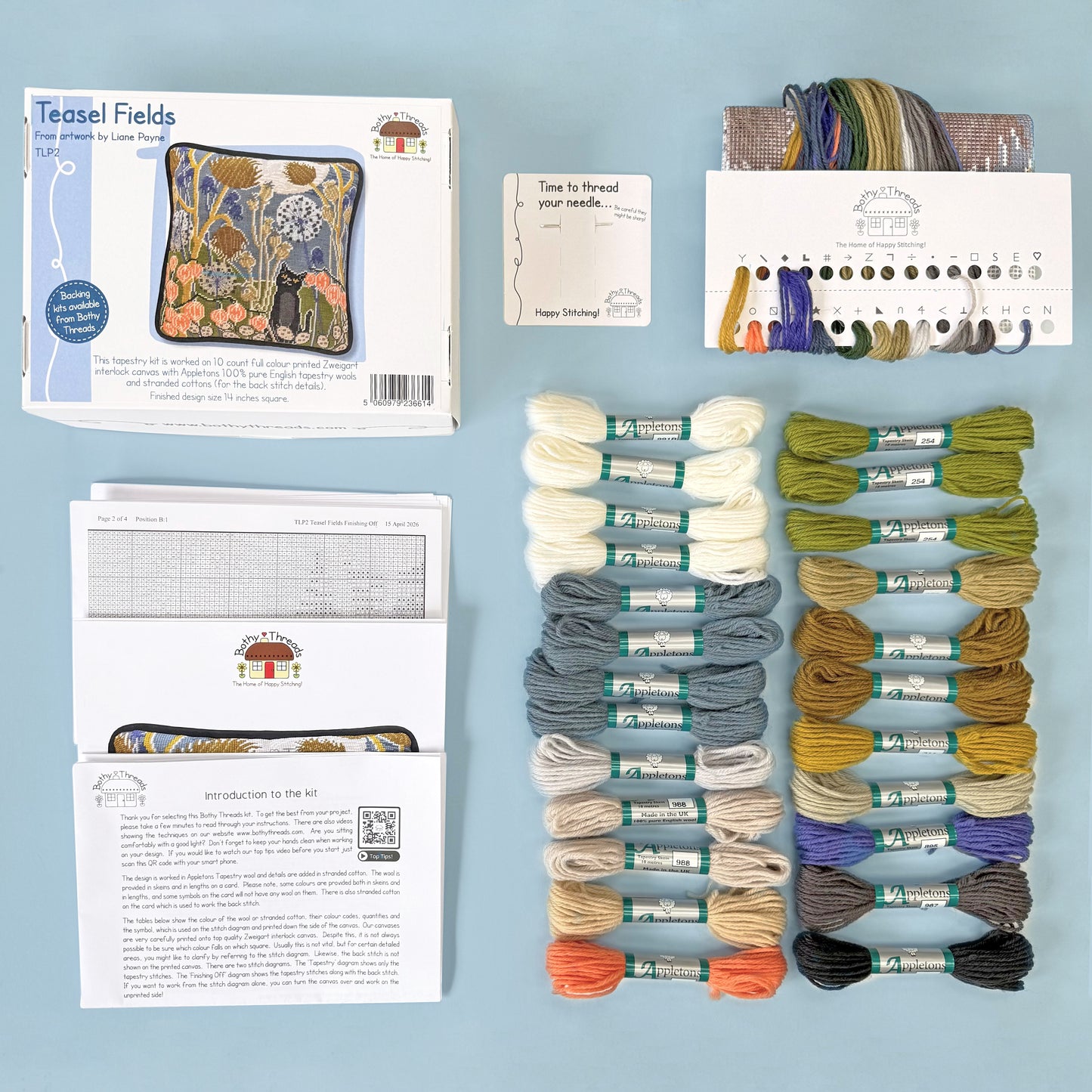 Teasel Fields Tapestry - Bothy Threads Kit TLP2