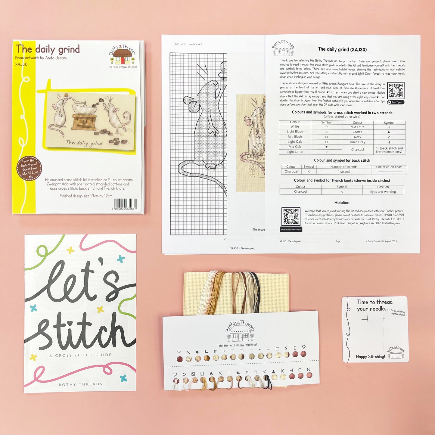 The daily grind  - Bothy Threads Cross Stitch Kit XAJ30