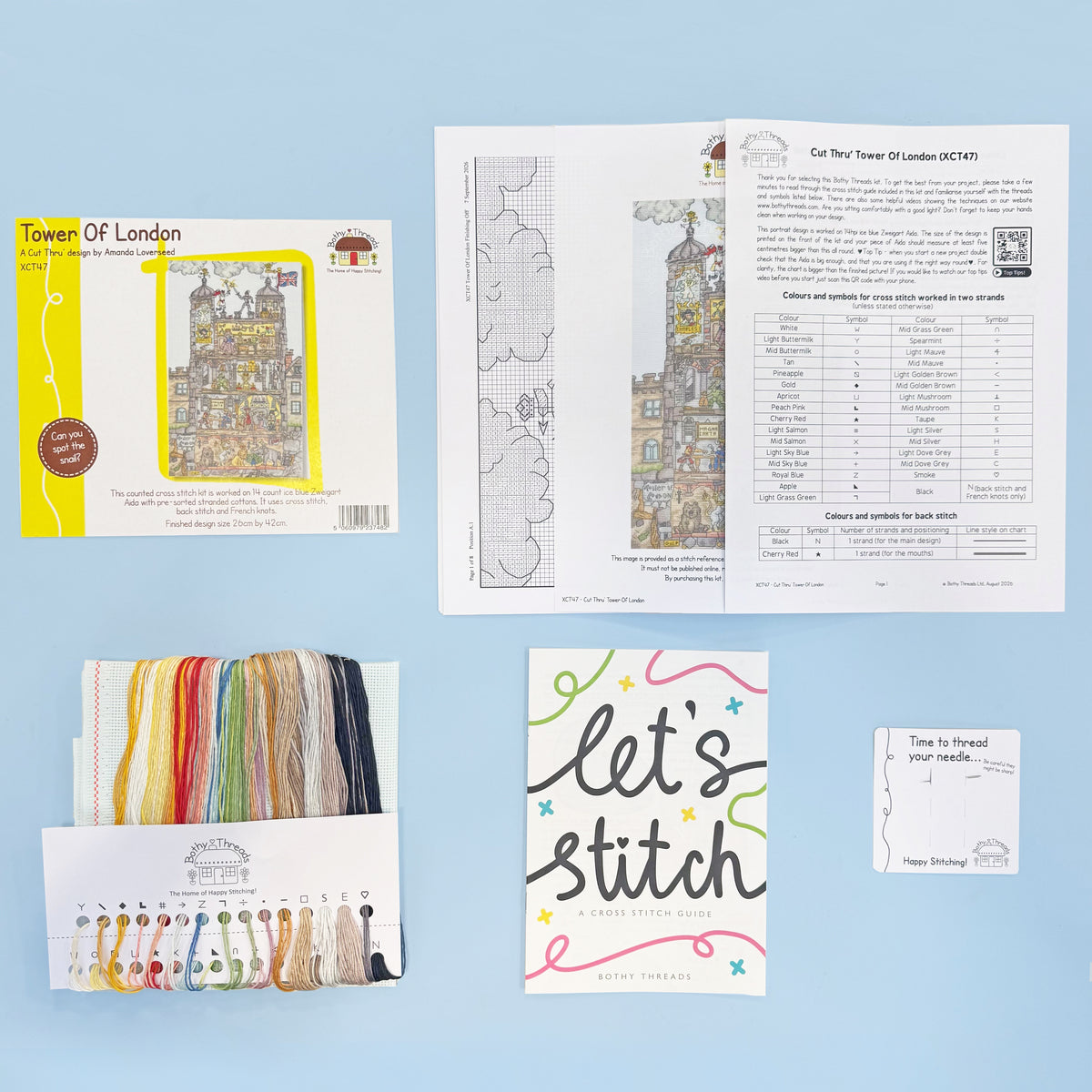 Cut Thru' Tower Of London - Bothy Threads Cross Stitch Kit XCT47