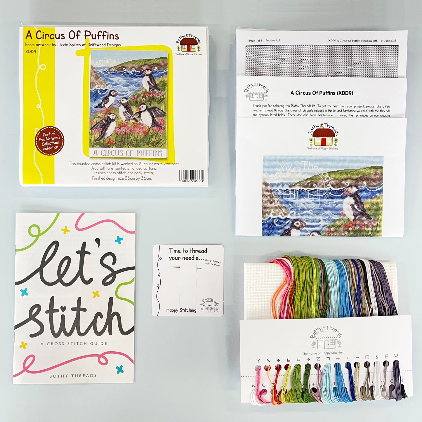 A Circus Of Puffins - Bothy Threads Cross Stitch Kit XDD9