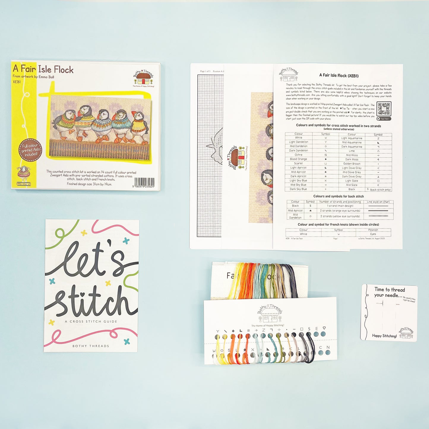 A Fair Isle Flock - Bothy Threads Cross Stitch Kit XEB1