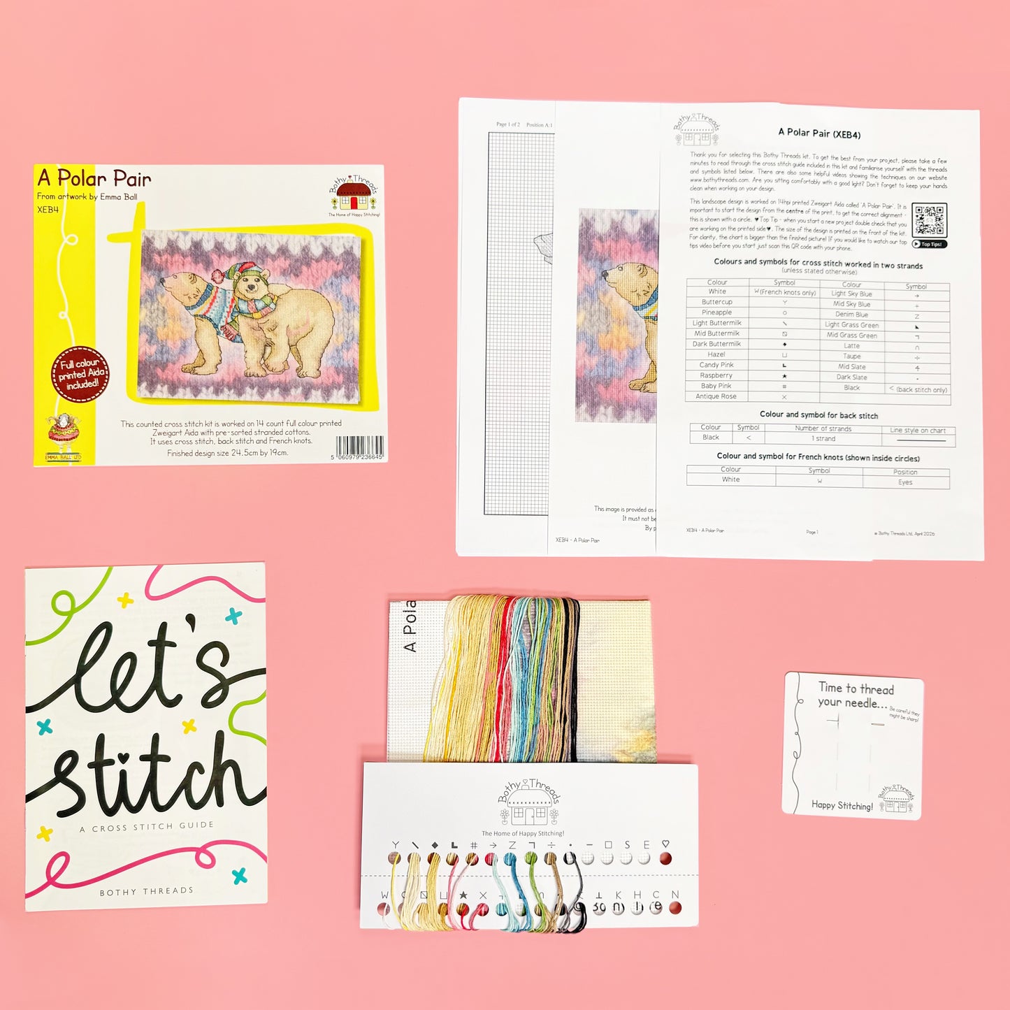 A Polar Pair - Bothy Threads Cross Stitch Kit XEB4