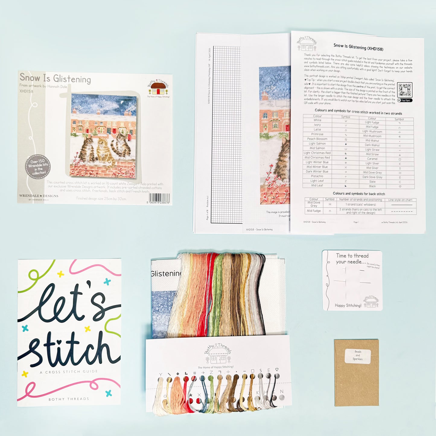 Snow Is Glistening - Bothy Threads Cross Stitch Kit XHD158