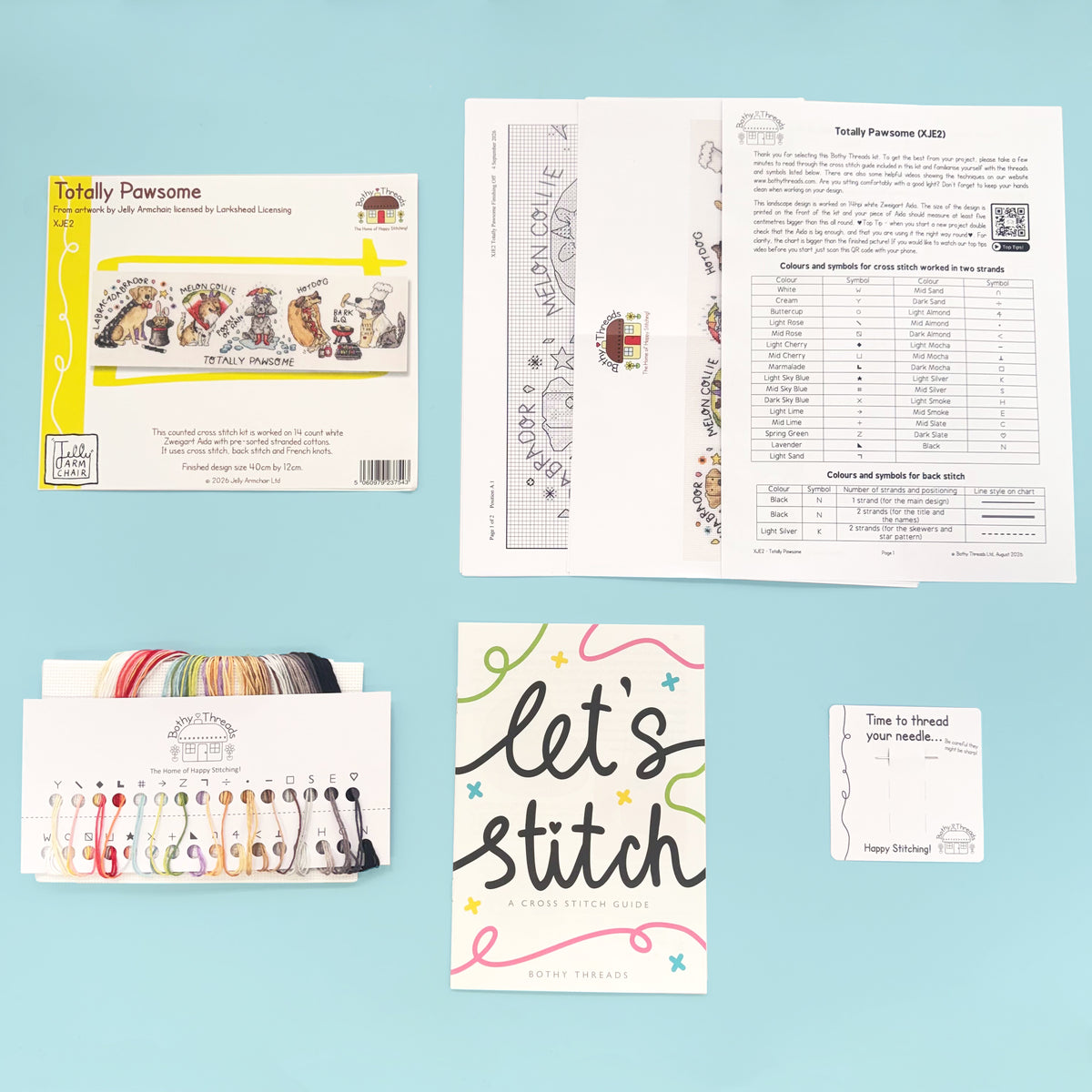 Totally Pawsome - Bothy Threads Cross Stitch Kit XJE2