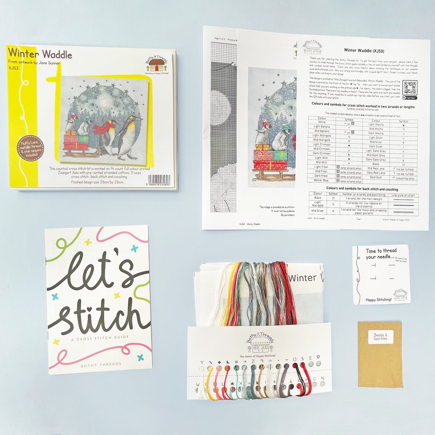 Winter Waddle - Bothy Threads Cross Stitch Kit XJS3