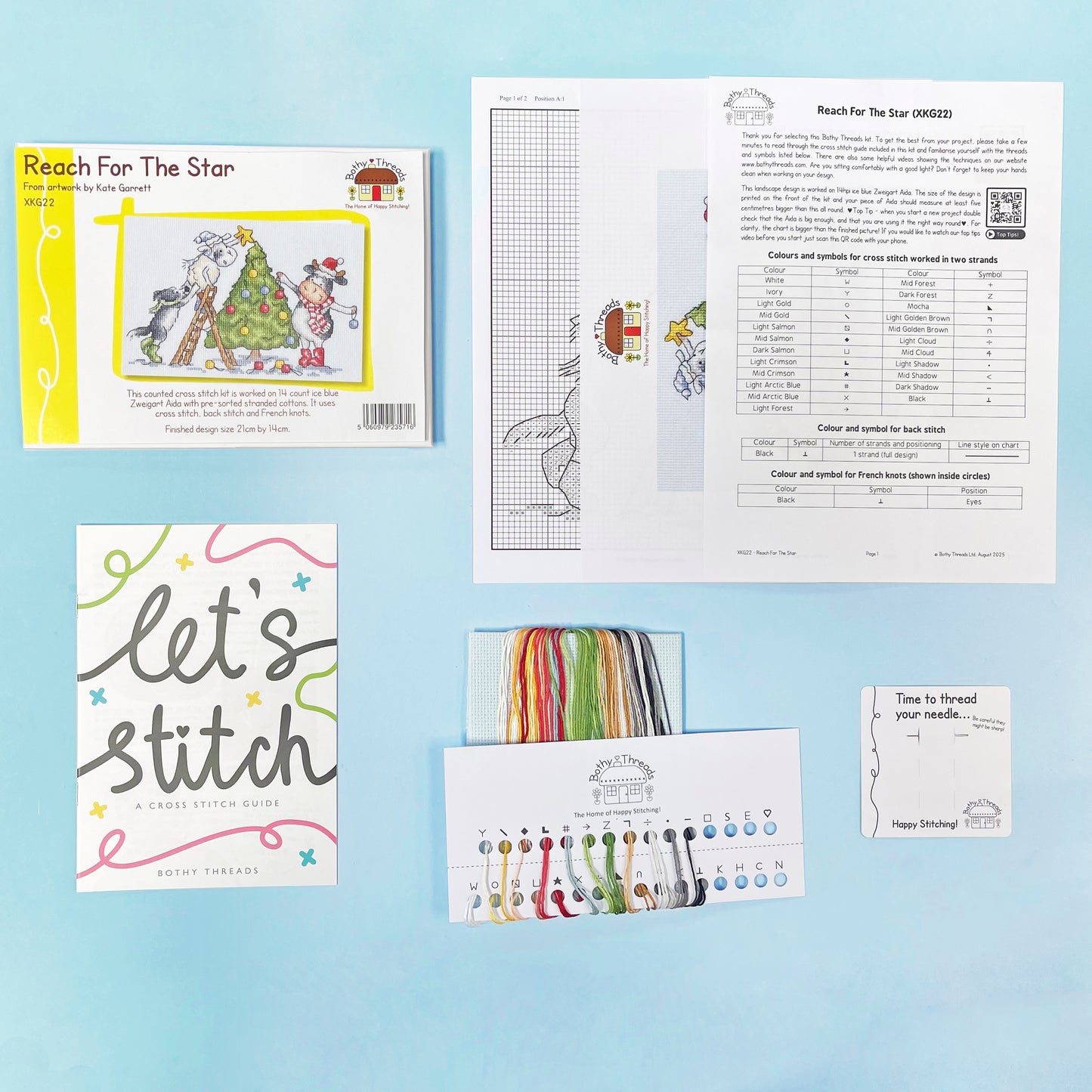 Reach For The Star - Bothy Threads Cross Stitch Kit XKG22