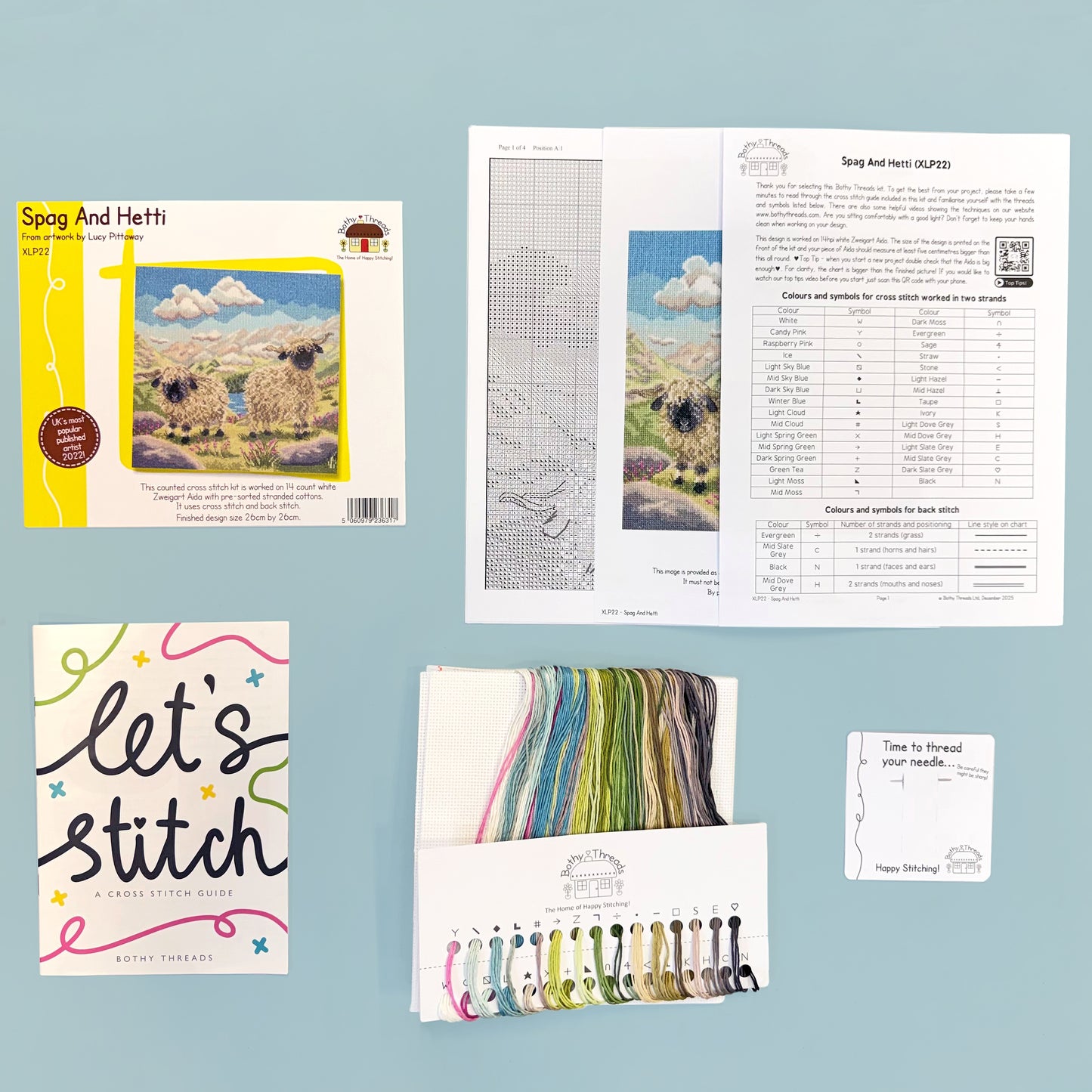 Spag And Hetti - Bothy Threads Cross Stitch Kit XLP22