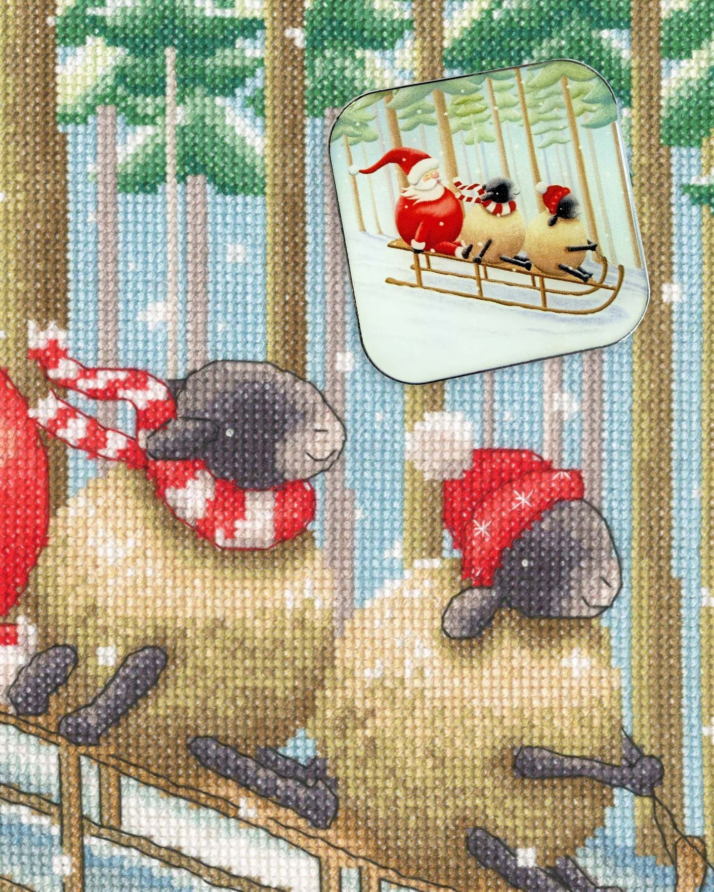 Santa's Sled Squad - Bothy Threads Cross Stitch Kit XLP23
