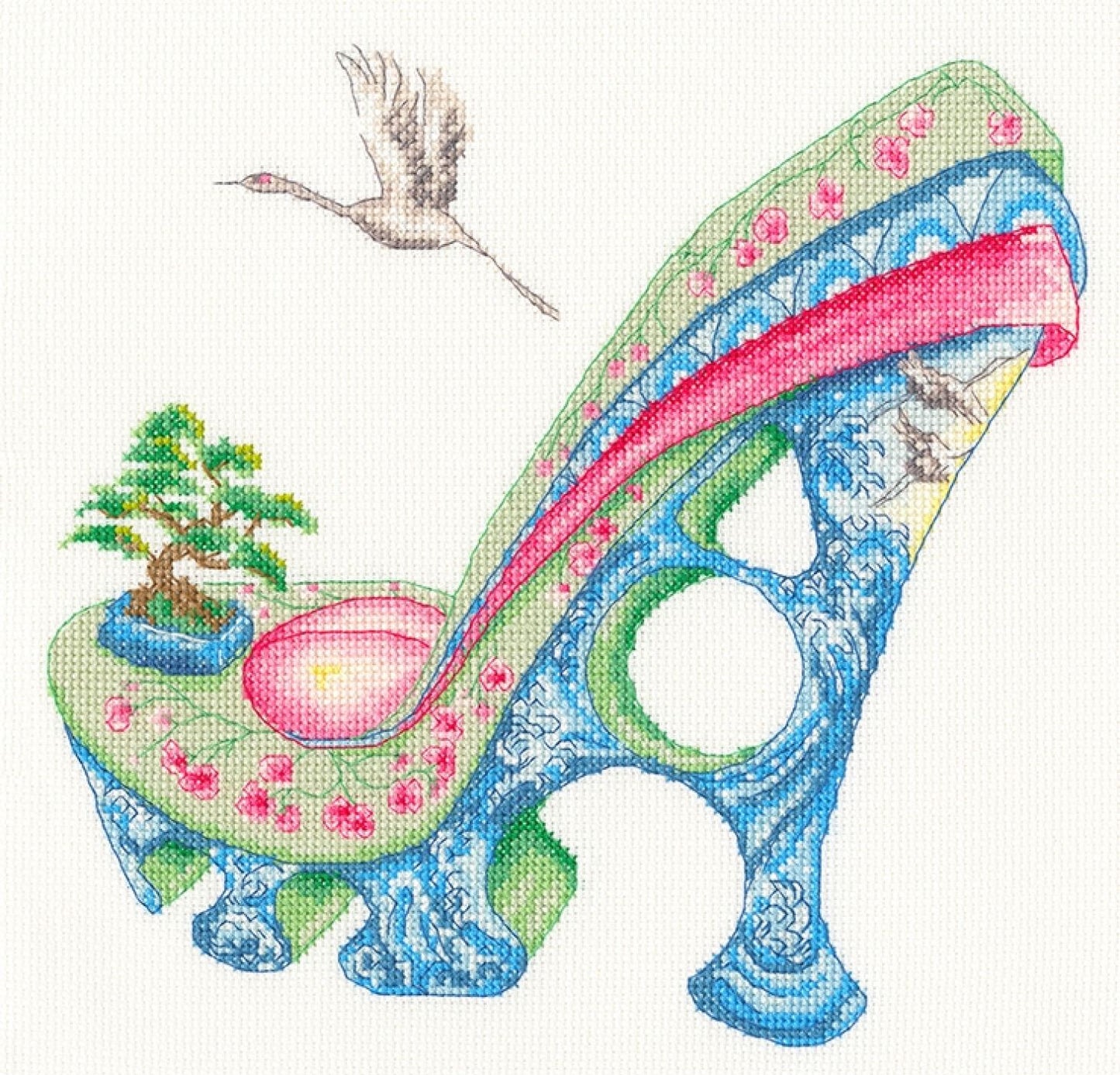 Osaka Spring - Bothy Threads Cross Stitch Kit XSK10