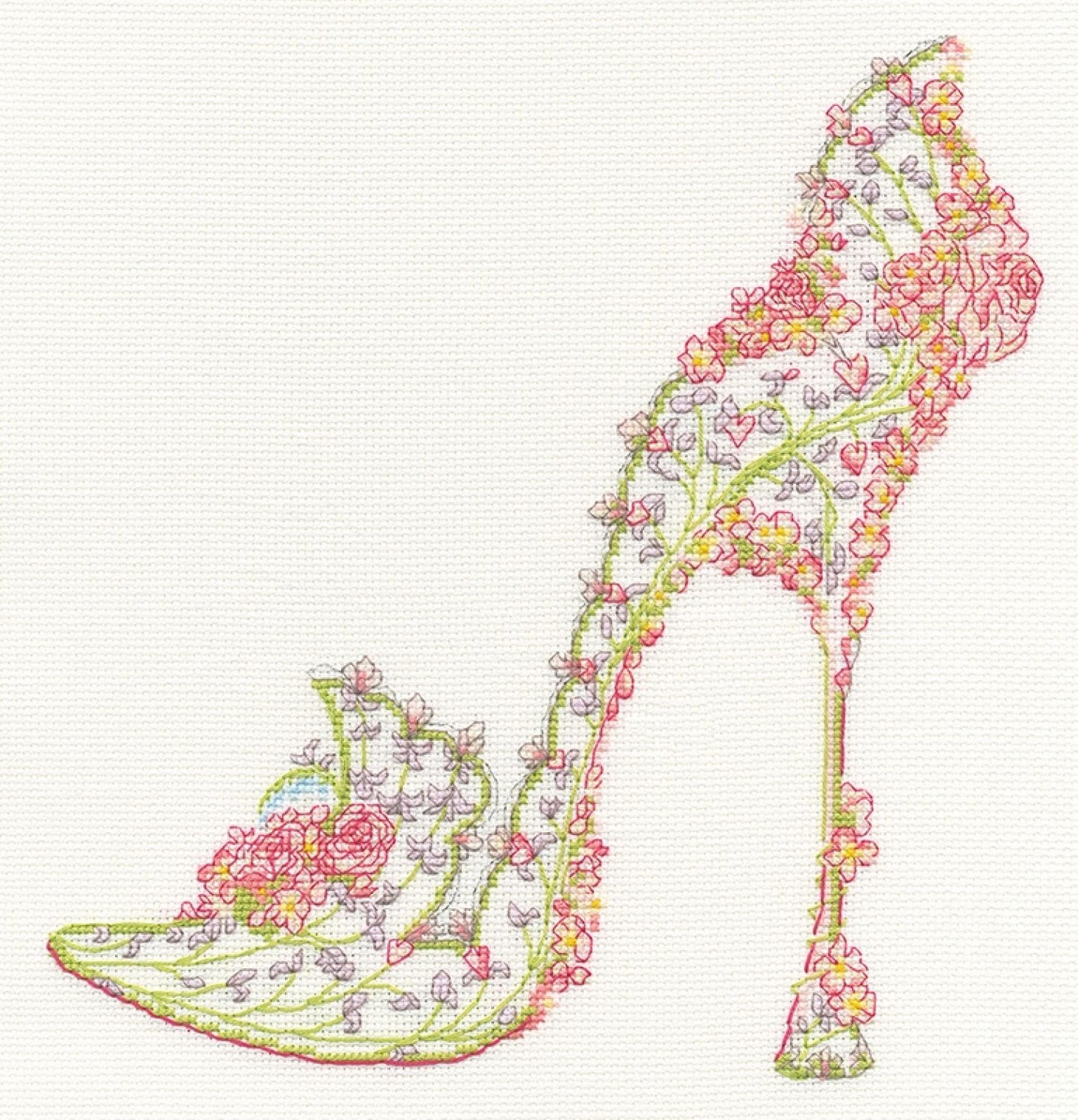 Wedding Slipper - Bothy Threads Cross Stitch Kit XSK11
