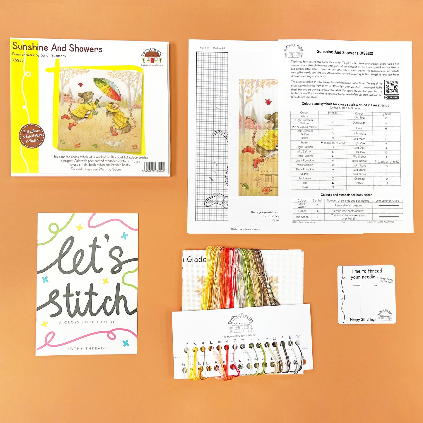 Sunshine And Showers - Bothy Threads Cross Stitch Kit XSS33