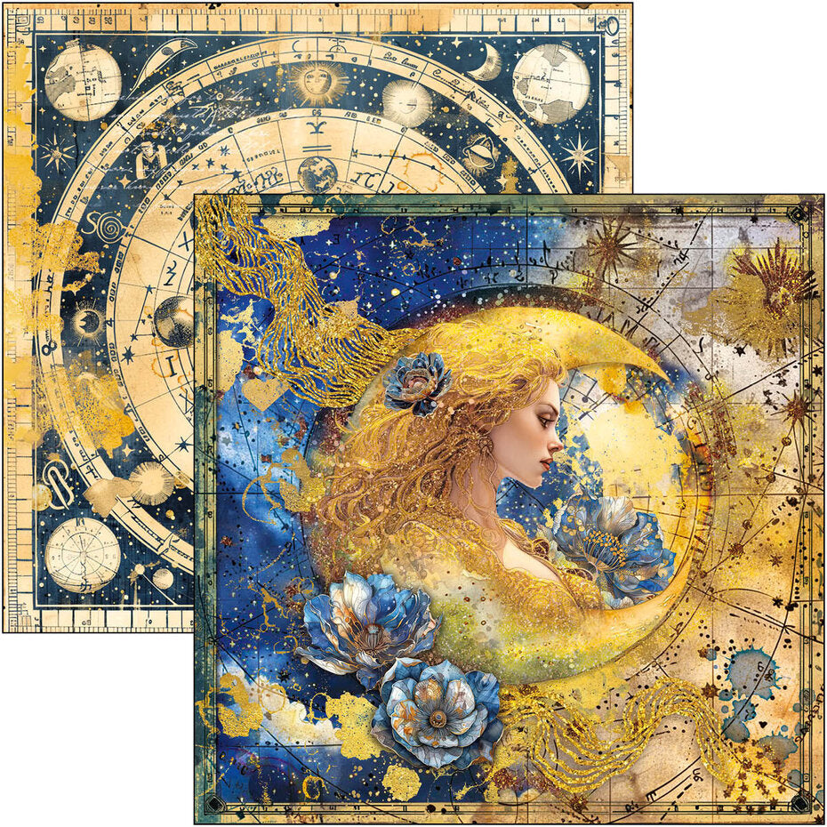 Ciao Bella Celestial 12x12 Inch Paper Pad (12pcs) (CBPM087)