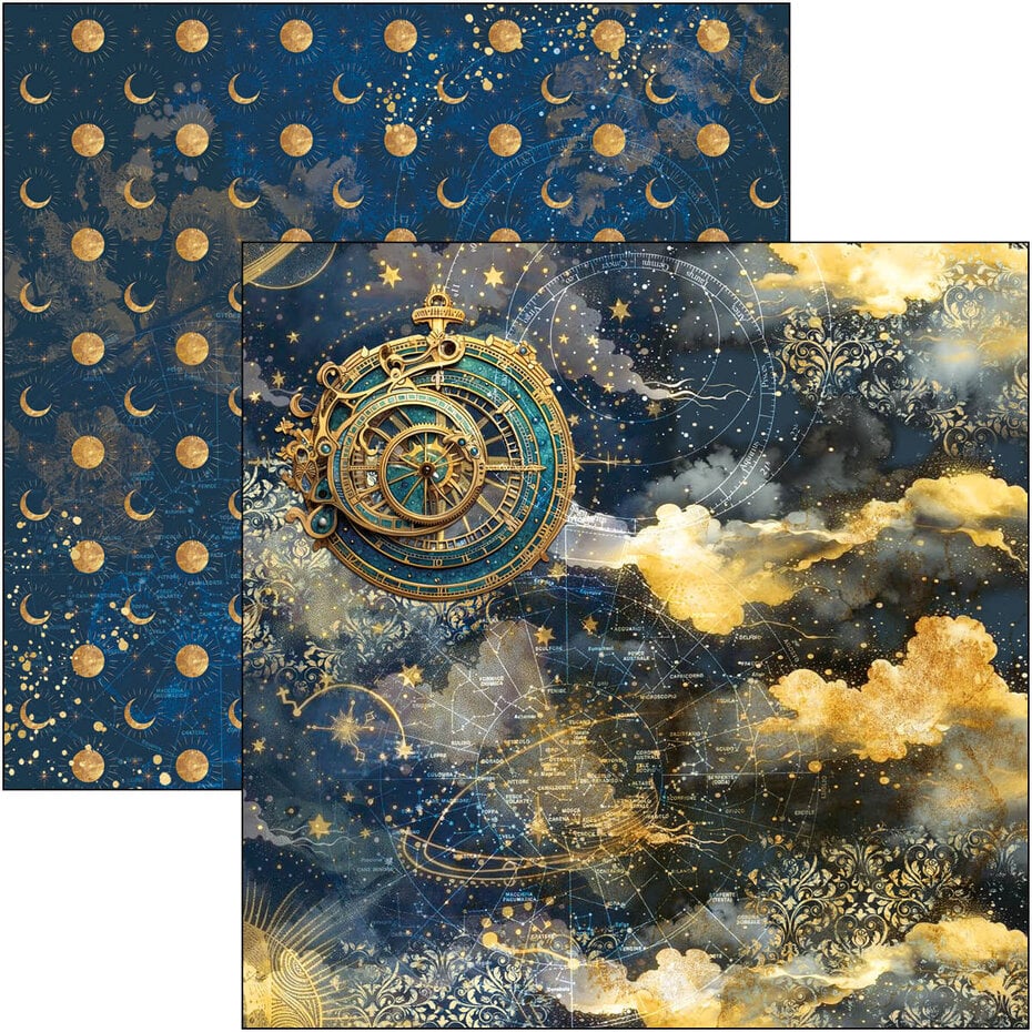 Ciao Bella Celestial 12x12 Inch Paper Pad (12pcs) (CBPM087)
