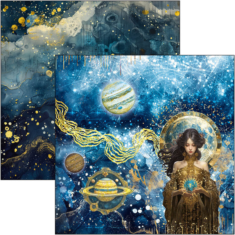 Ciao Bella Celestial 12x12 Inch Paper Pad (12pcs) (CBPM087)