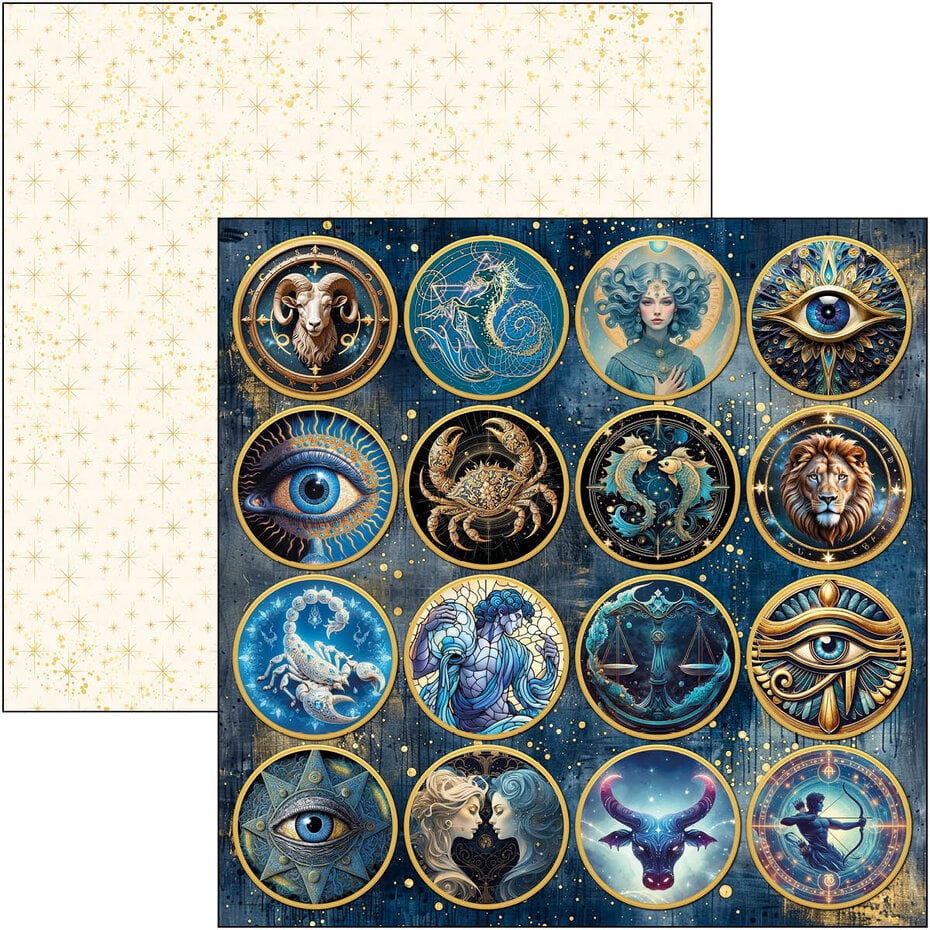 Ciao Bella Celestial 12x12 Inch Paper Pad (12pcs) (CBPM087)