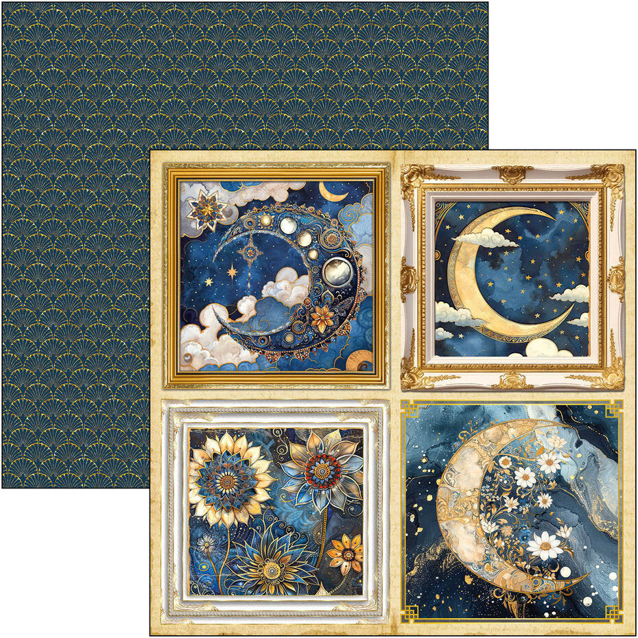 Ciao Bella Celestial 12x12 Inch Patterns Pad (8pcs) (CBT087)