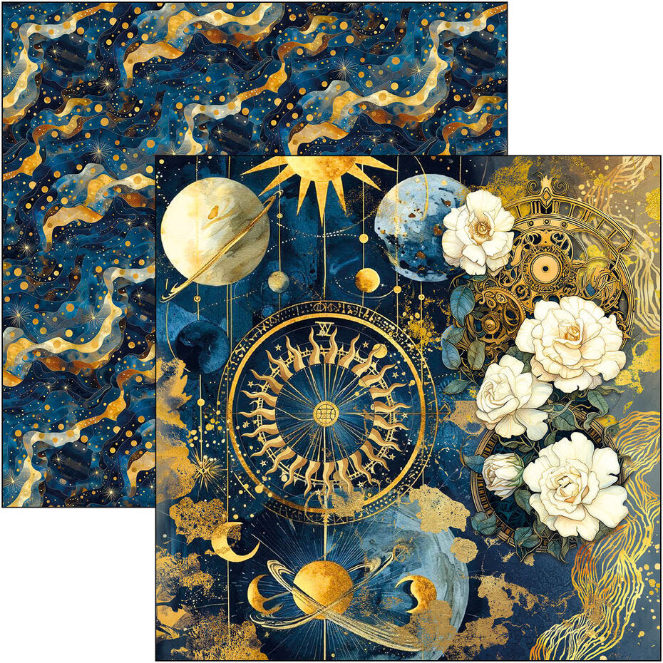 Ciao Bella Celestial 12x12 Inch Patterns Pad (8pcs) (CBT087)