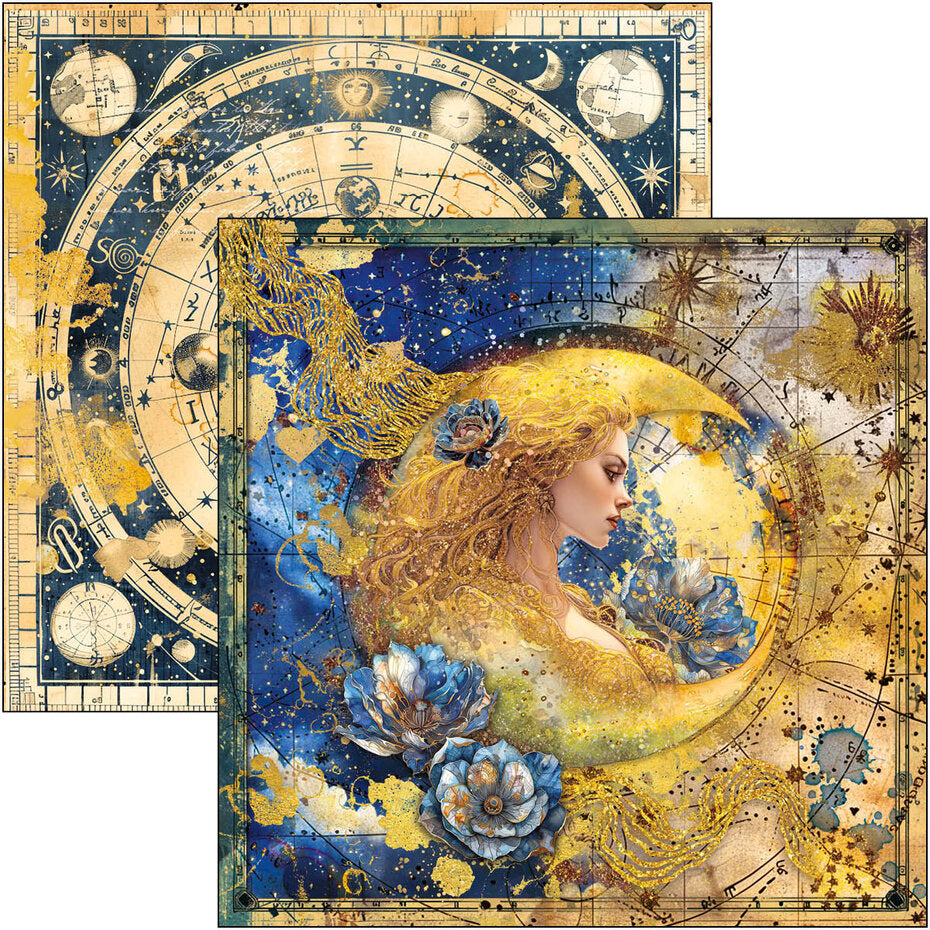Ciao Bella Celestial 8x8 Inch Paper Pad (12pcs) (CBH087)
