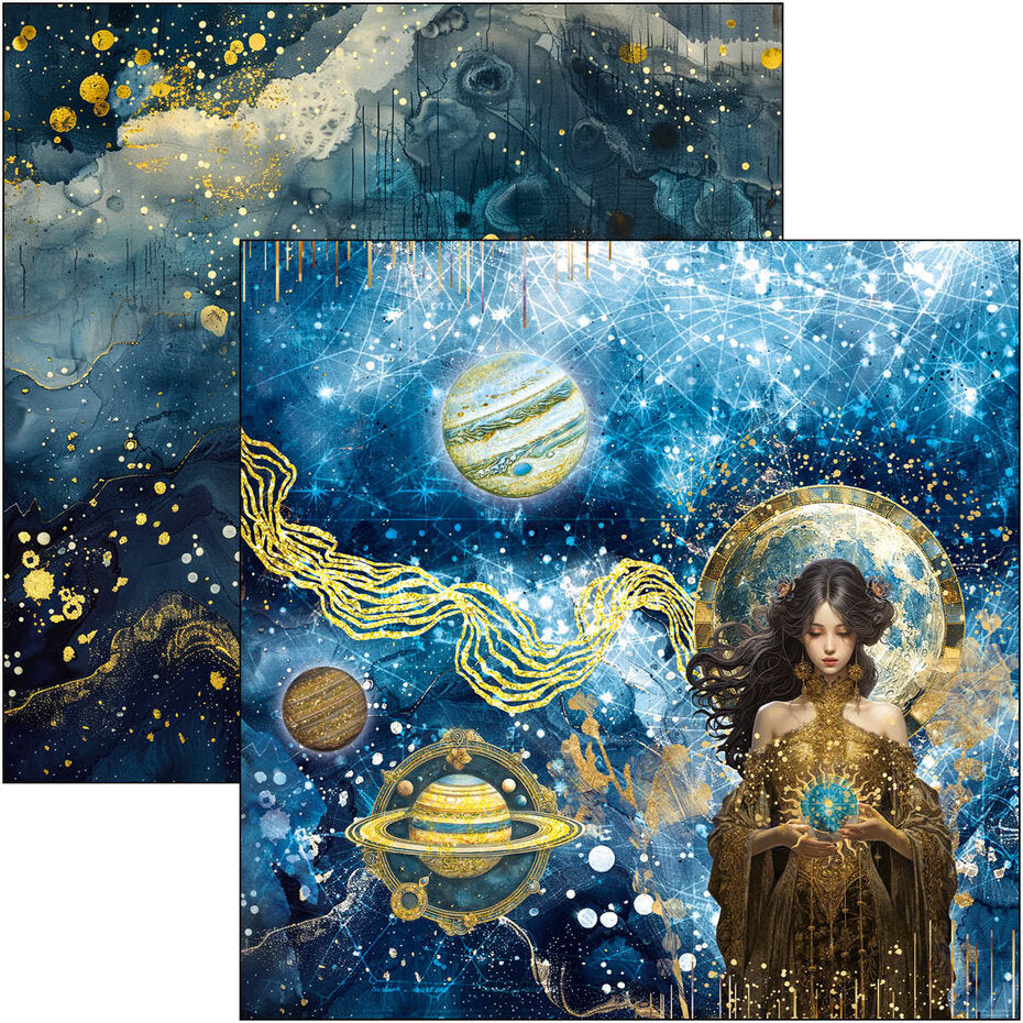 Ciao Bella Celestial 8x8 Inch Paper Pad (12pcs) (CBH087)
