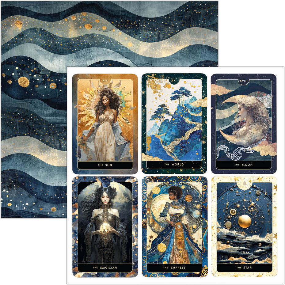 Ciao Bella Celestial 8x8 Inch Paper Pad (12pcs) (CBH087)