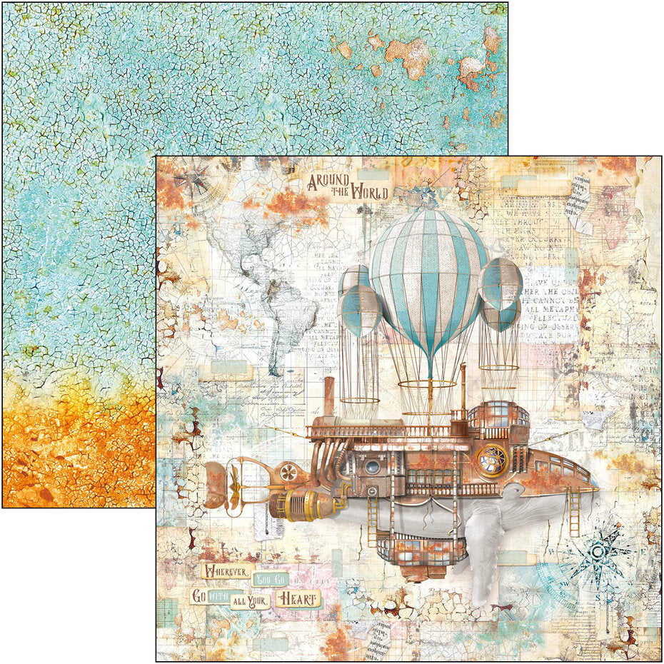 Ciao Bella Coral Reef 12x12 Inch Paper Pad (12pcs) (CBPM078)