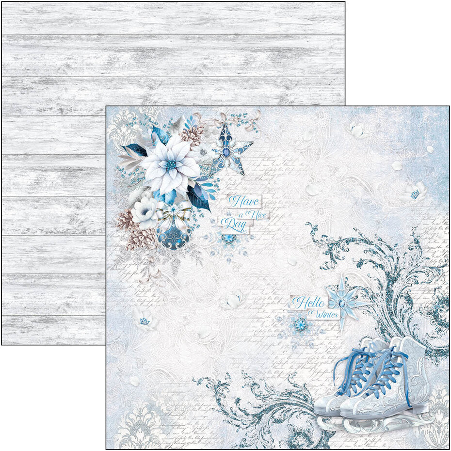Ciao Bella Elegance of Blue 12x12 Inch Paper Pad (12pcs) (CBPM079)