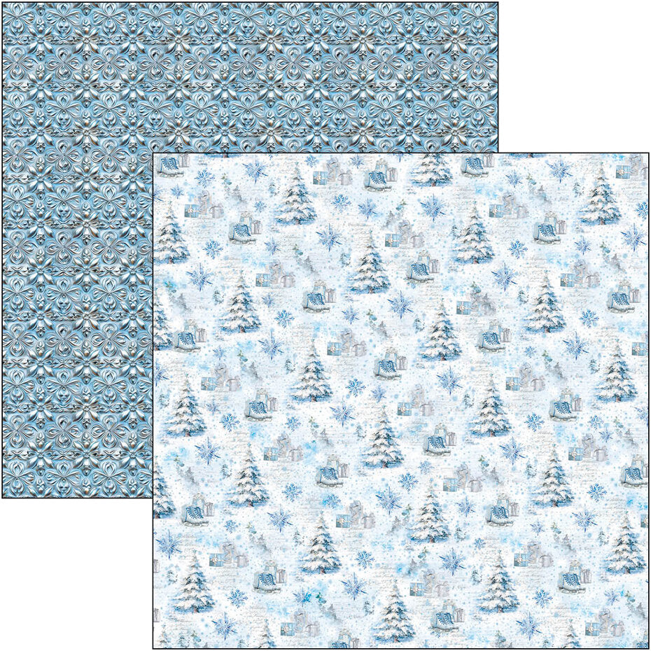 Ciao Bella Elegance of Blue 12x12 Inch Paper Pad (12pcs) (CBPM079)
