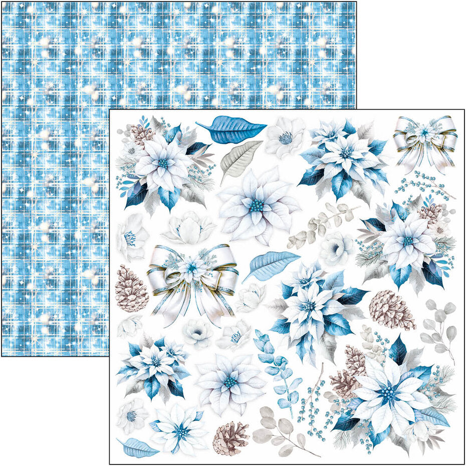 Ciao Bella Elegance of Blue 12x12 Inch Paper Pad (12pcs) (CBPM079)