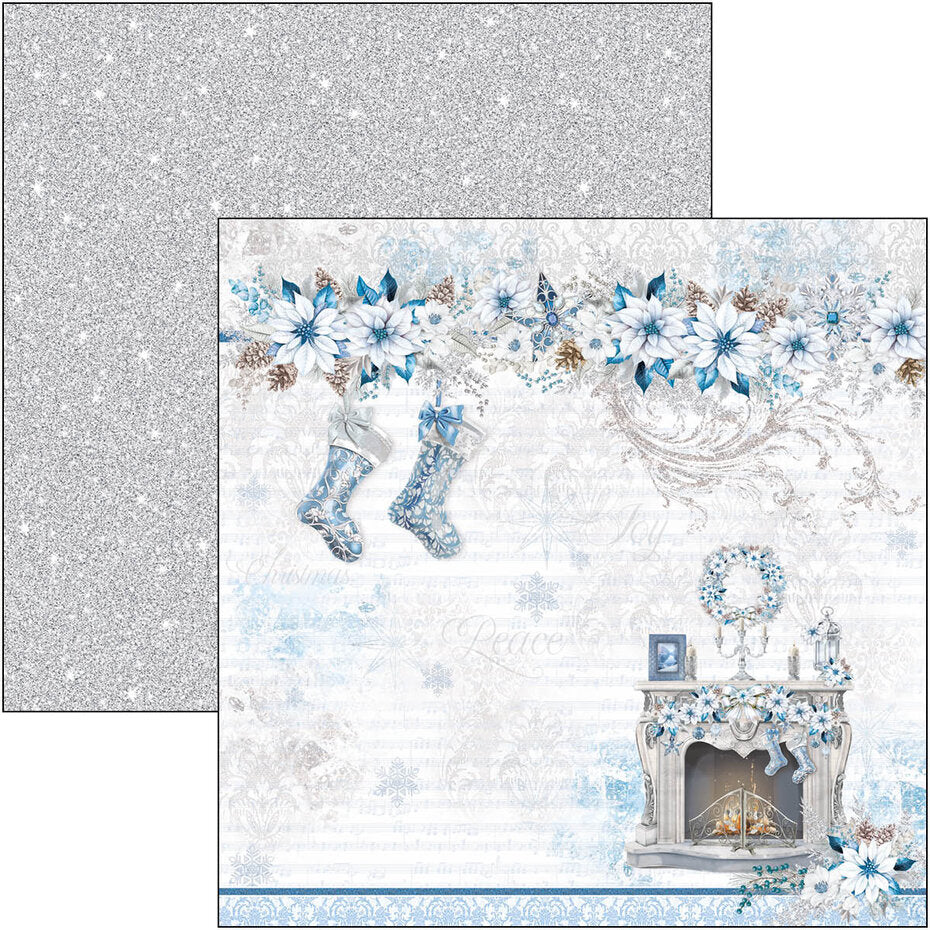 Ciao Bella Elegance of Blue 12x12 Inch Paper Pad (12pcs) (CBPM079)