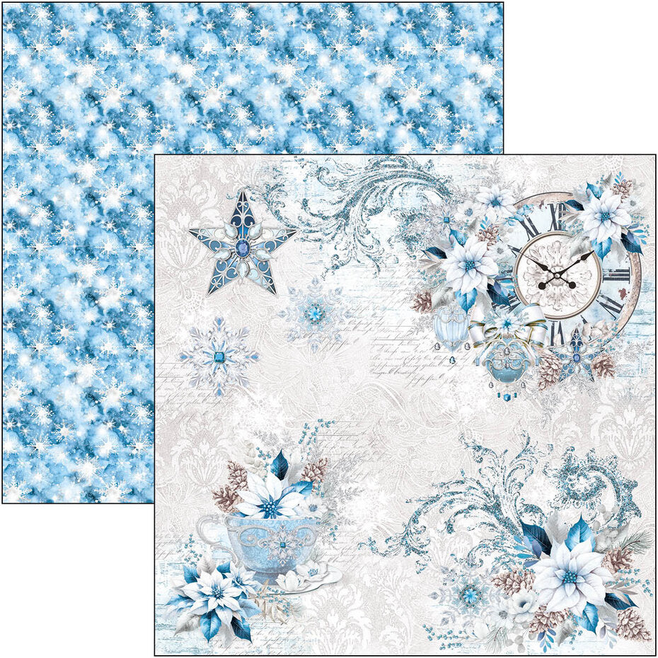 Ciao Bella Elegance of Blue 12x12 Inch Paper Pad (12pcs) (CBPM079)