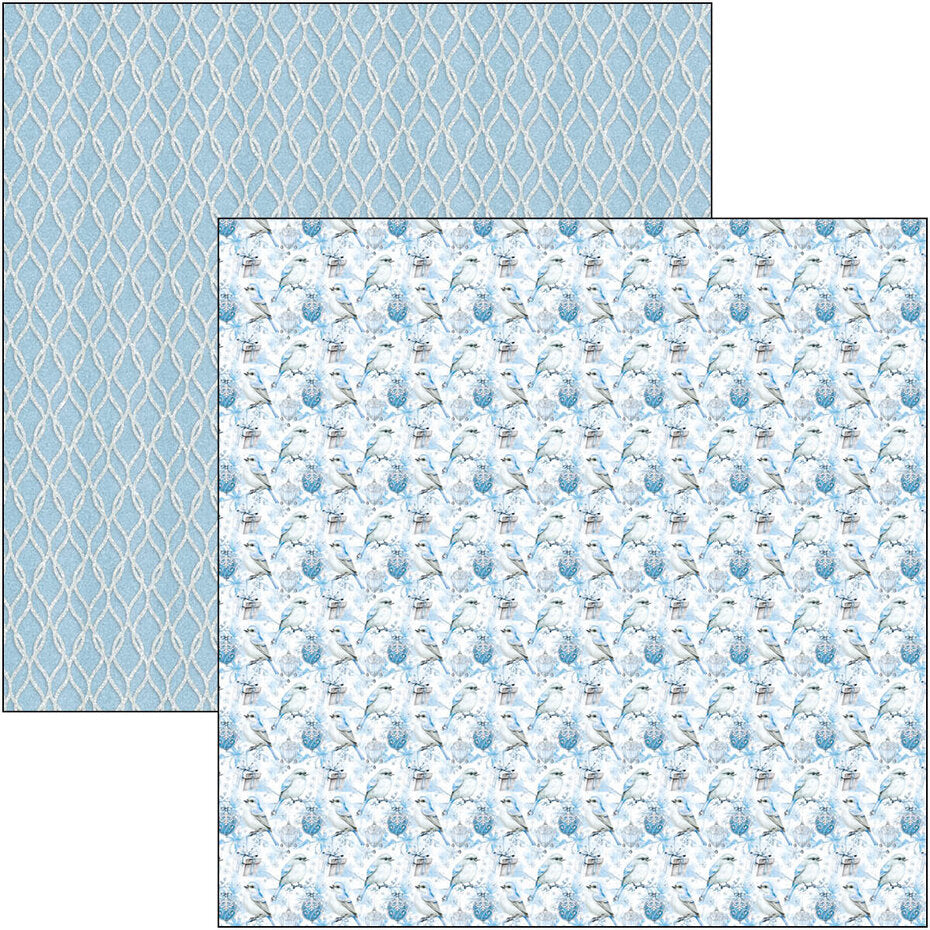 Ciao Bella Elegance of Blue 12x12 Inch Paper Pad (12pcs) (CBPM079)