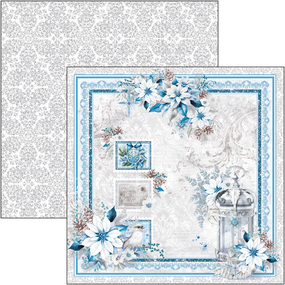 Ciao Bella Elegance of Blue 8x8 Inch Paper Pad (12pcs) (CBH079)