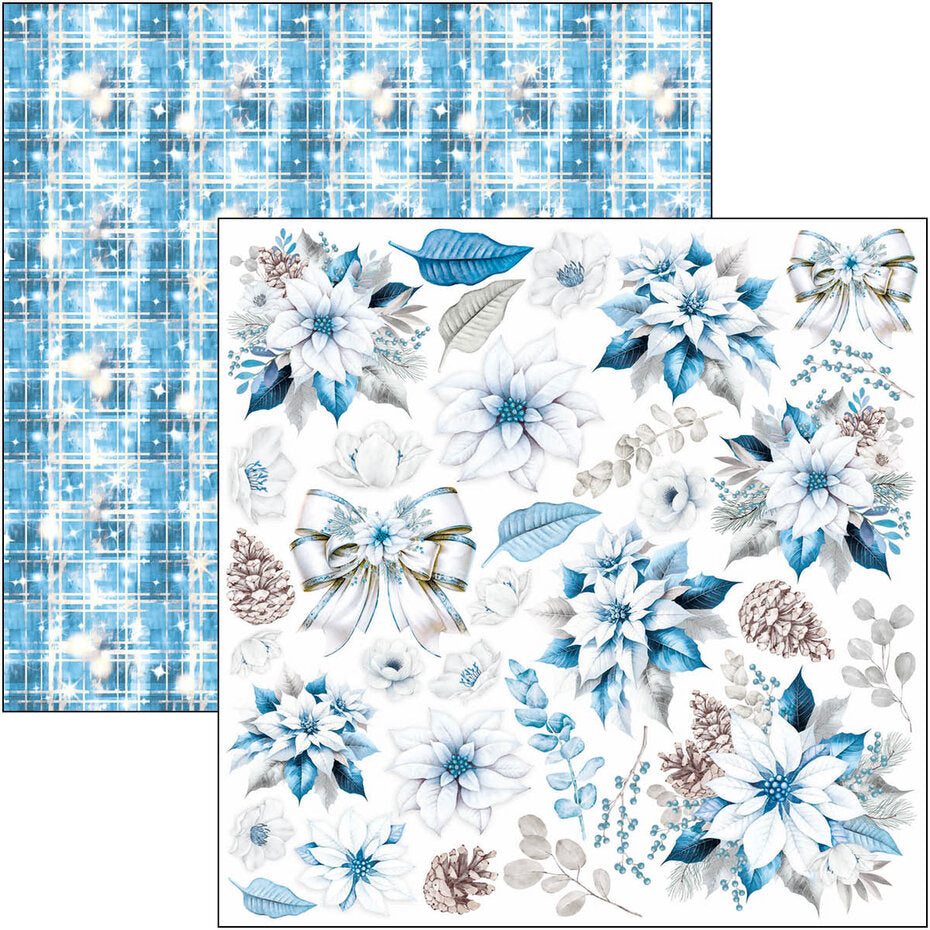 Ciao Bella Elegance of Blue 8x8 Inch Paper Pad (12pcs) (CBH079)