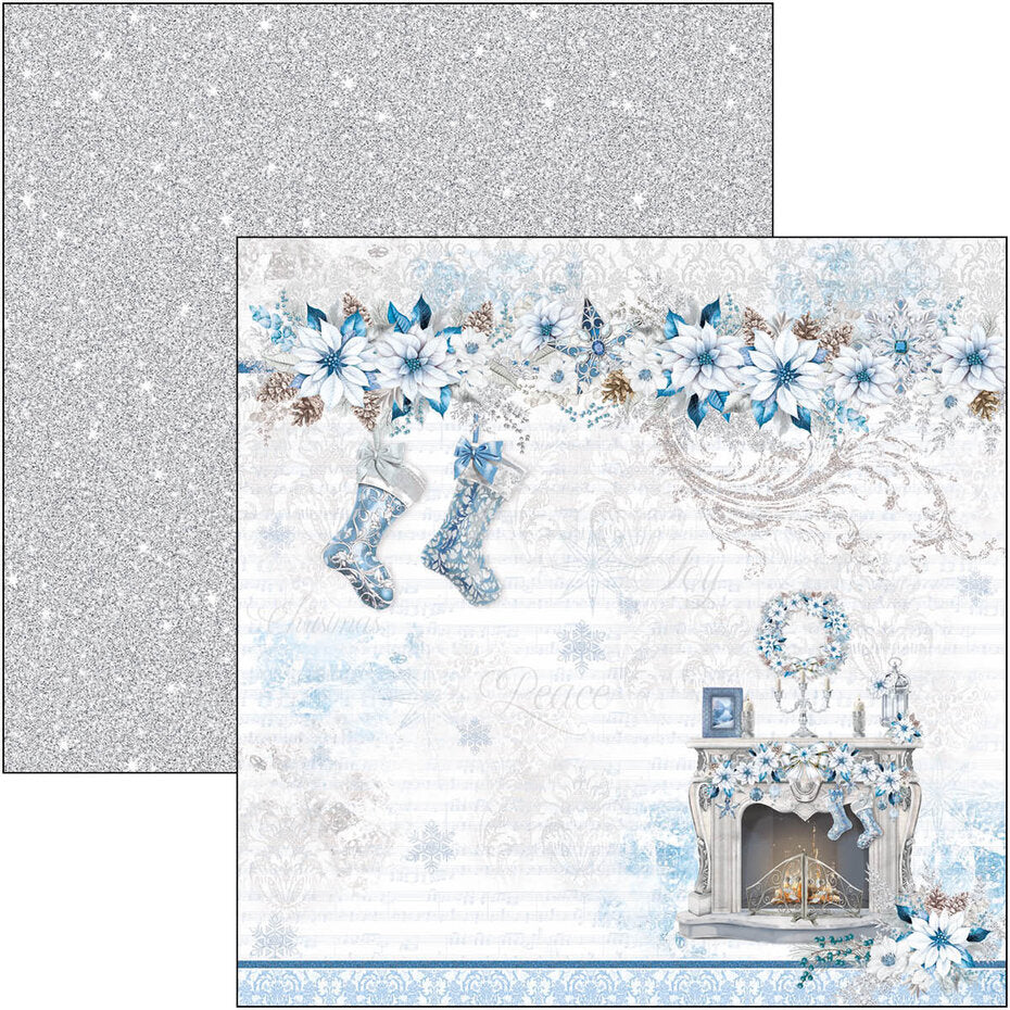 Ciao Bella Elegance of Blue 8x8 Inch Paper Pad (12pcs) (CBH079)
