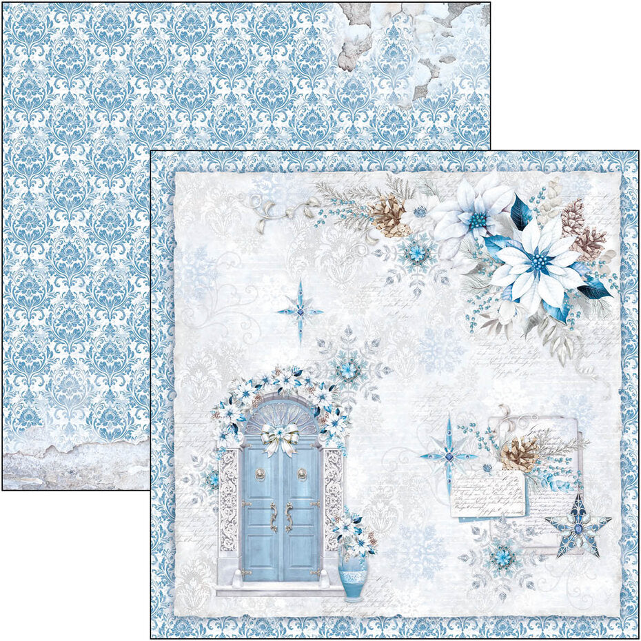 Ciao Bella Elegance of Blue 8x8 Inch Paper Pad (12pcs) (CBH079)