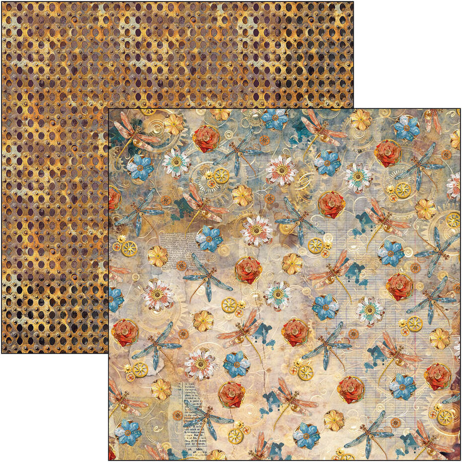 Ciao Bella Esprit de Voyage 12x12 Inch Patterns Pad (8pcs) (CBT082)