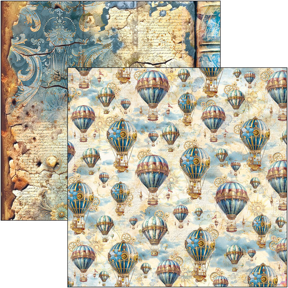 Ciao Bella Esprit de Voyage 12x12 Inch Patterns Pad (8pcs) (CBT082)