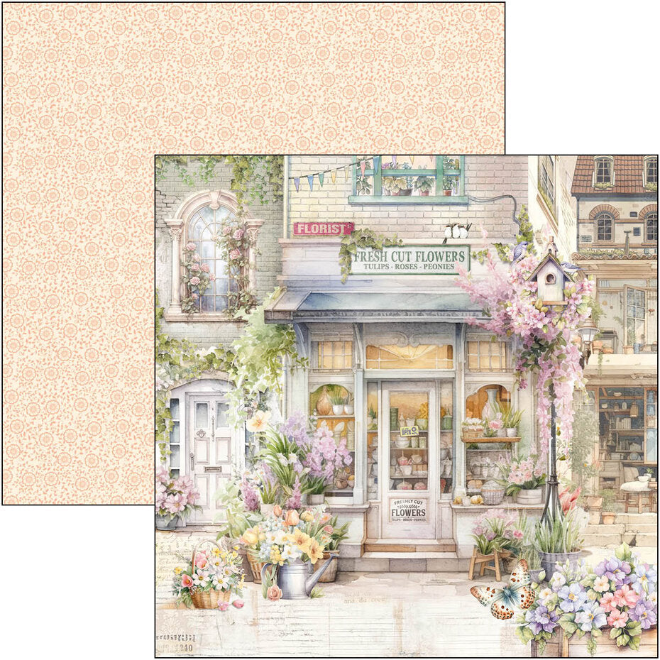 Ciao Bella Flower Shop 8x8 Inch Paper Pad (12pcs) (CBH077)