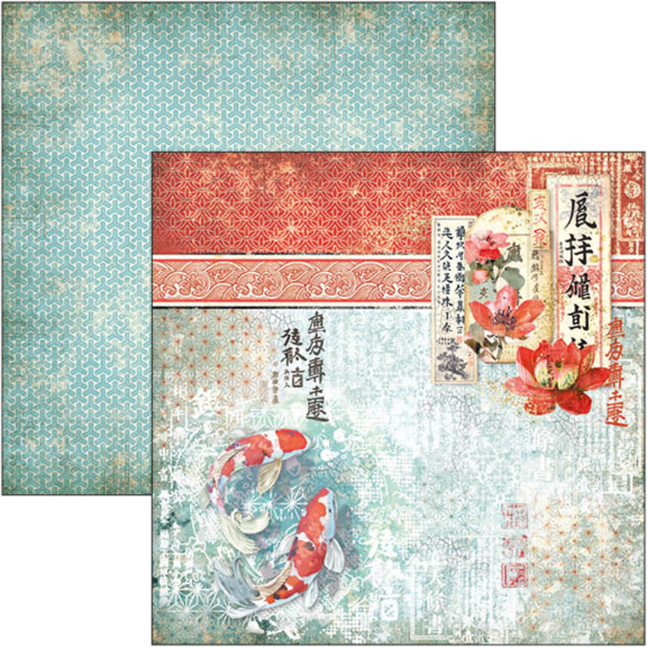 Ciao Bella Land of the Rising Sun 12x12 Inch Paper Pad (12pcs) (CBPM076)