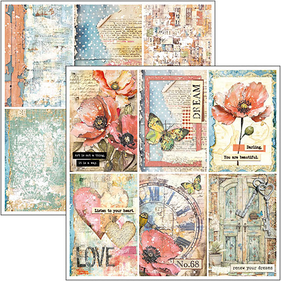 Ciao Bella Majestic Dream 12x12 Inch Paper Pad (12pcs) (CBPM084)