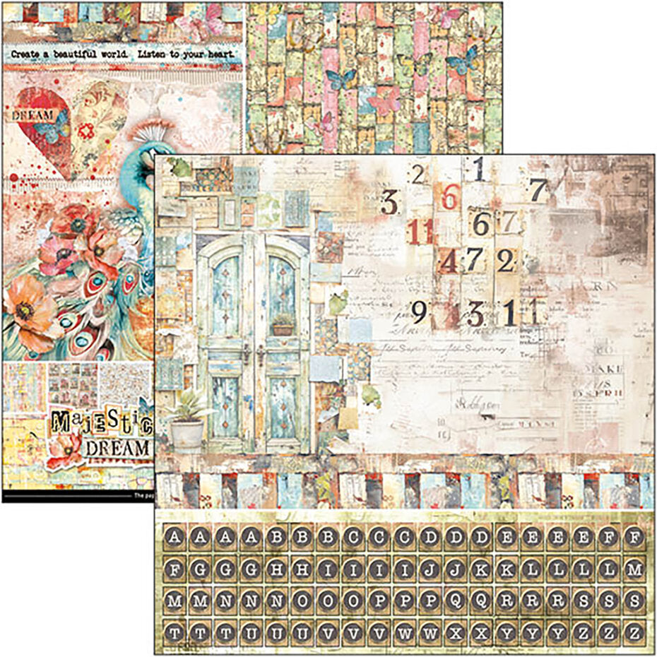 Ciao Bella Majestic Dream 12x12 Inch Patterns Pad (8pcs) (CBT084)