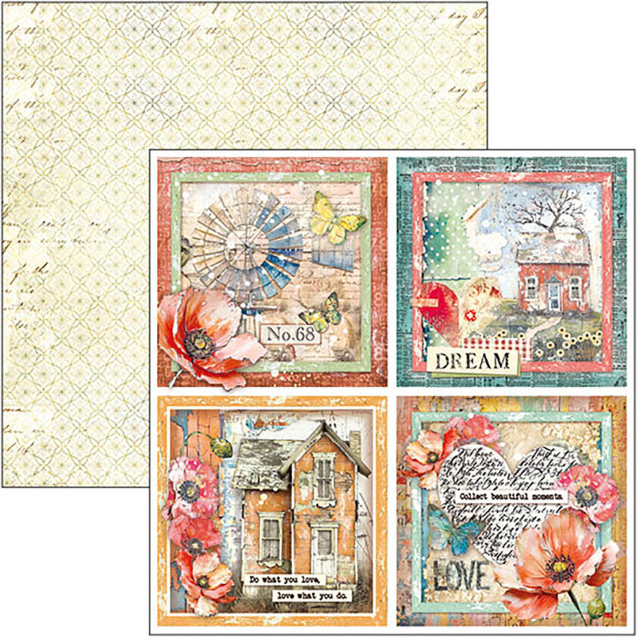 Ciao Bella Majestic Dream 12x12 Inch Patterns Pad (8pcs) (CBT084)