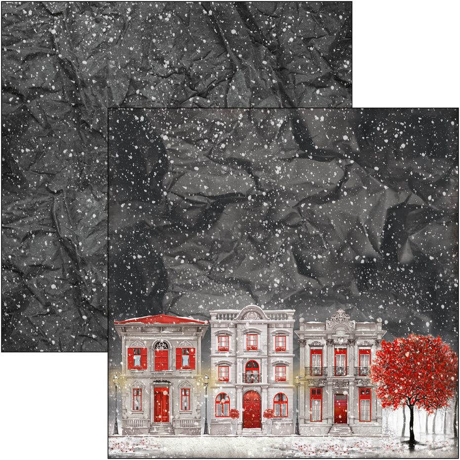 Ciao Bella Paris Je t'aime 12x12 Inch Patterns Pad (8pcs) (CBT081)