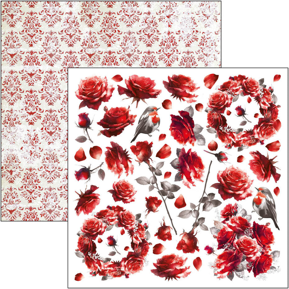 Ciao Bella Paris Je t'aime 8x8 Inch Paper Pad (12pcs) (CBH081)