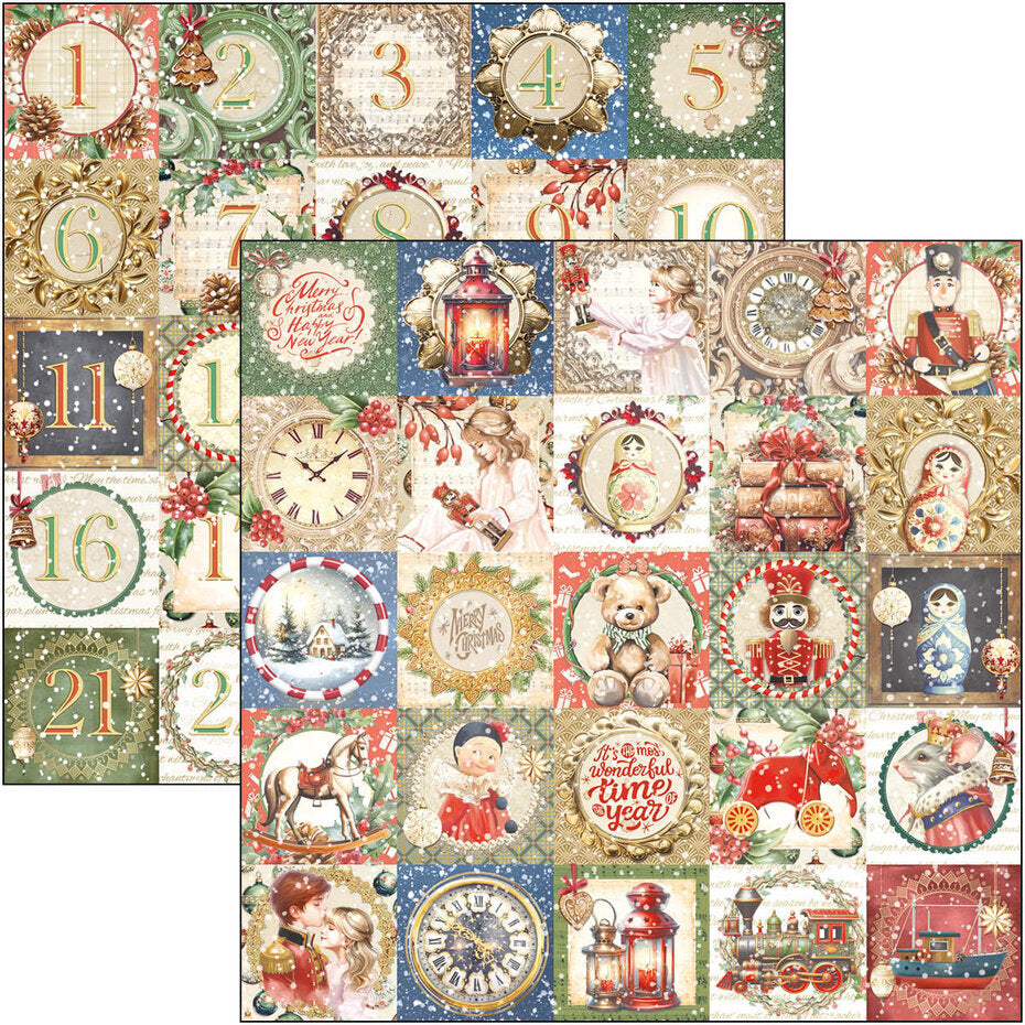 Ciao Bella The Nutcracker 12x12 Inch Patterns Pad (8pcs) (CBT080)