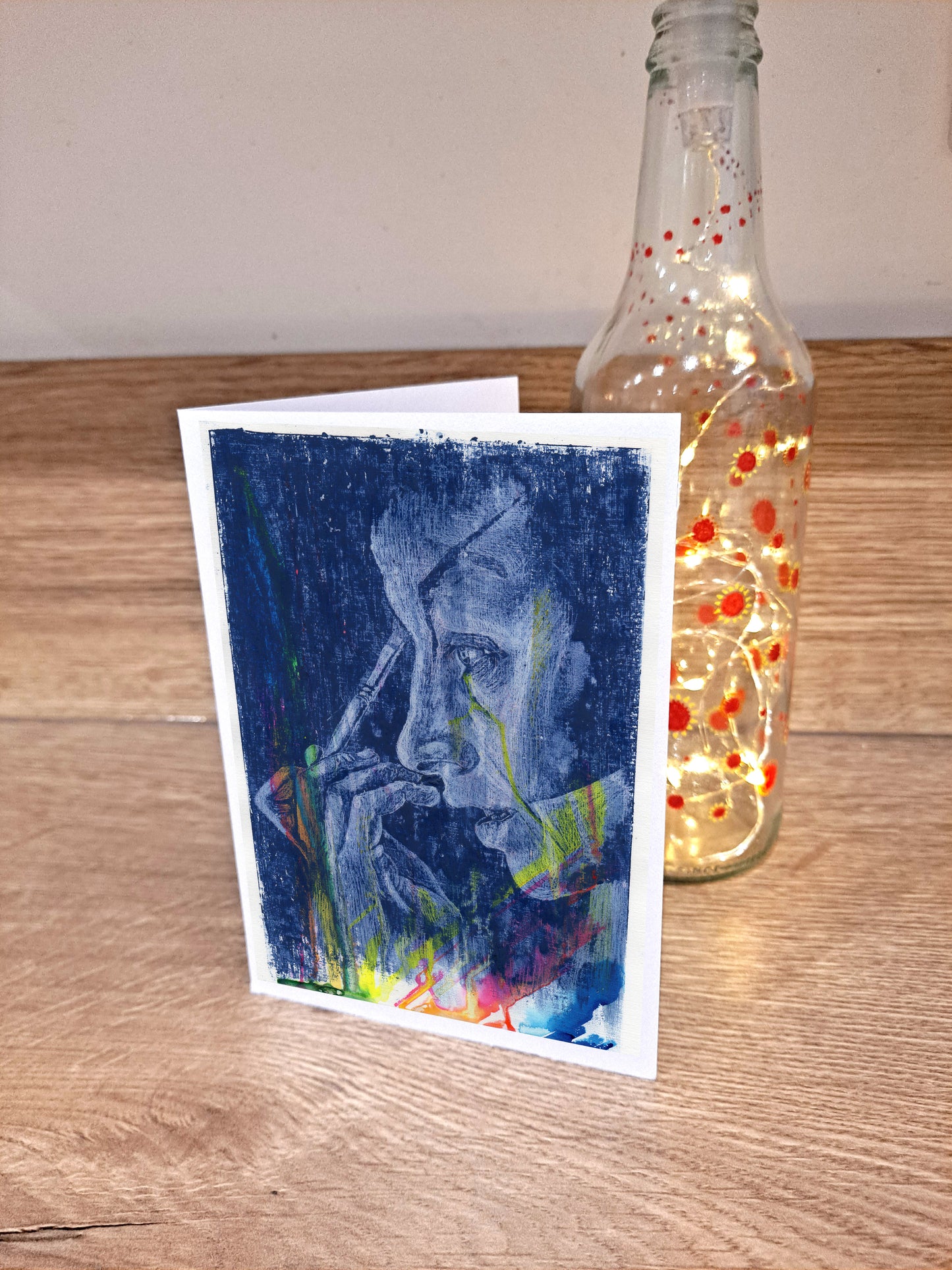 Make Up - Greetings Card by Hannah Hildebrand