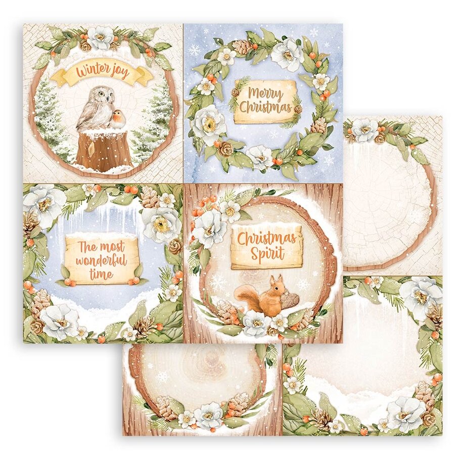 Stamperia Winter Valley 12x12 Inch Paper Pack (SBBL139)