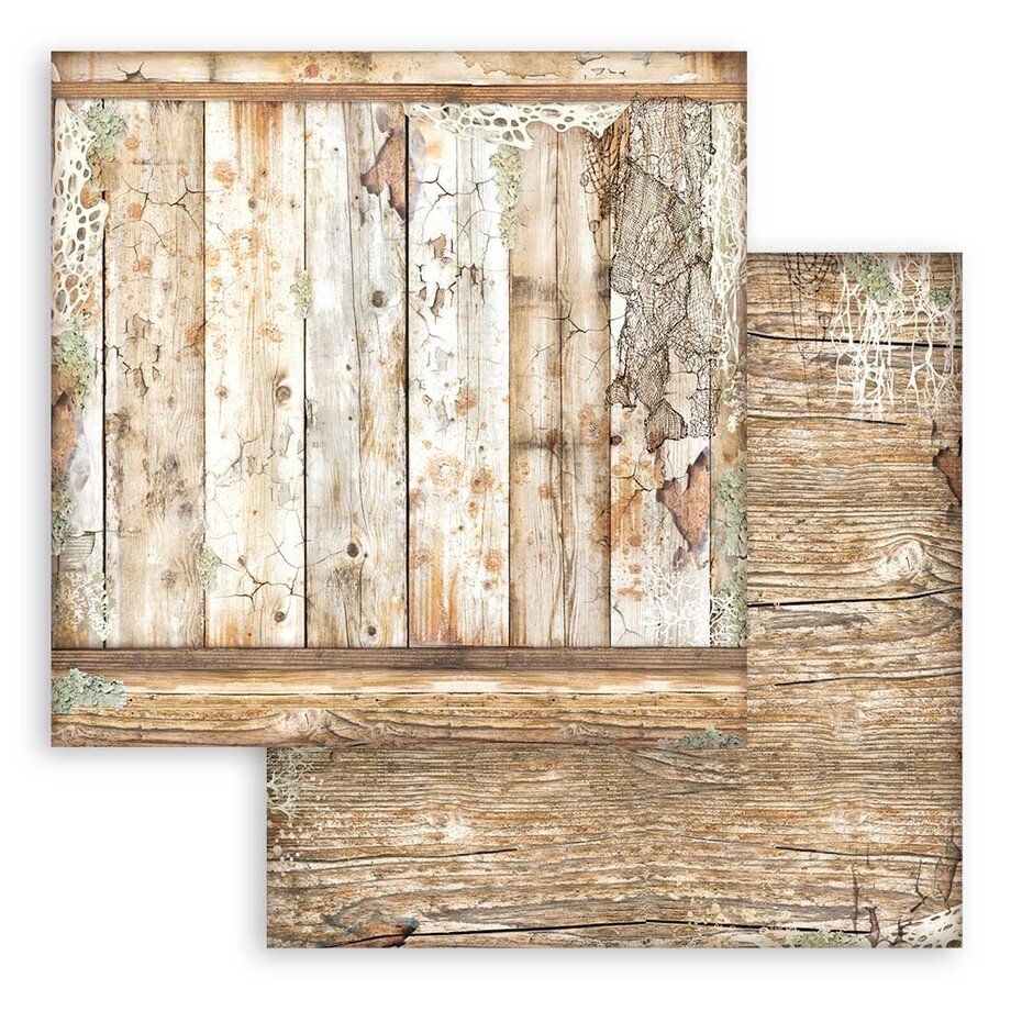 Stamperia Songs of the Sea Maxi Background 12x12 Inch Paper Pack (SBBL142) -|